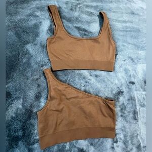 Brown Sports Bra Set of Two